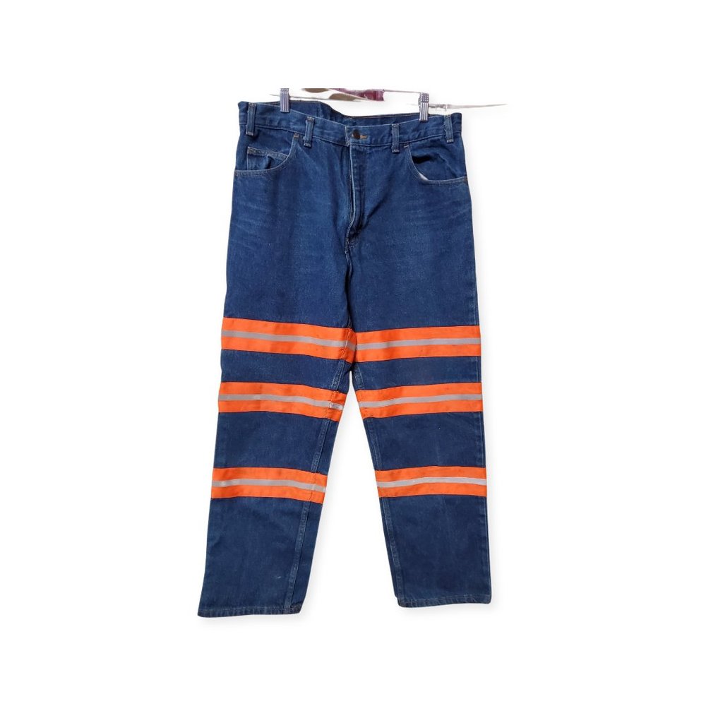 ARAMARK REFLECTIVE WORK JEAN 36X30 SEE DESCRIP